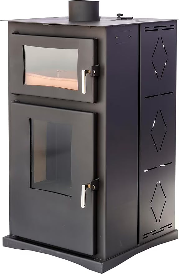 Pelletofen mit Backofen Modell VITTA NATURE 8 kW - Ecodesign 2022